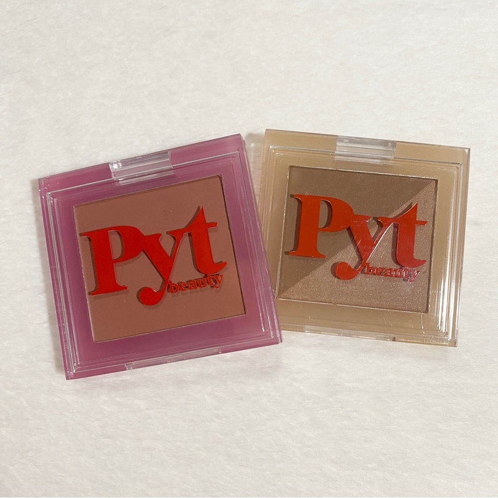 PYT Beauty Hot Blush Blush and Faux Sun Bronzer Duo Makeup Bundle Set